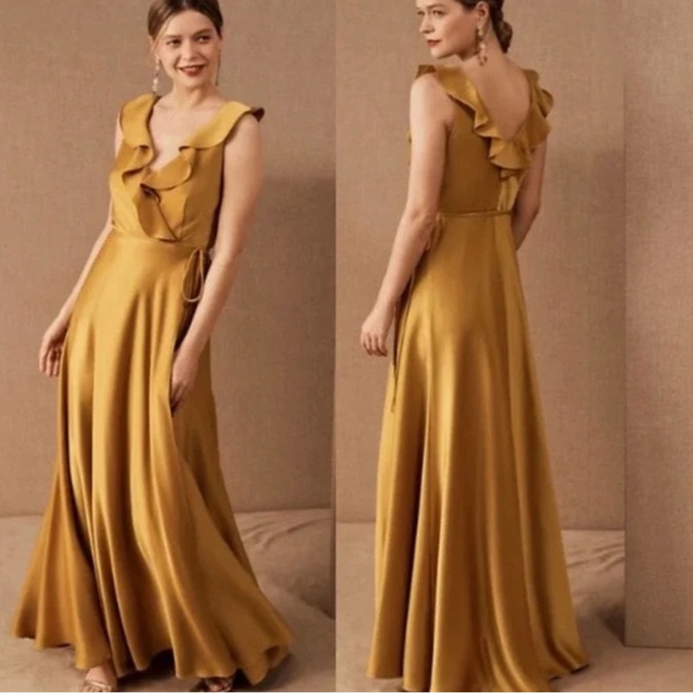 BHLDN Tansy Wrap Dress